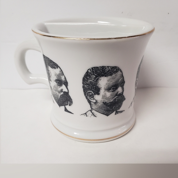 Vintage Mustache Mug - Picture 2 of 3